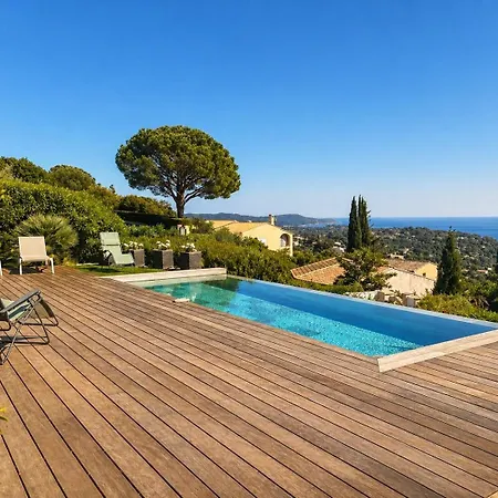 Villa Le Clos Real, D'exception Avec Vue Mer, Piscine Chauffee A Debordement, Golfe De Saint Tropez La Croix-Valmer